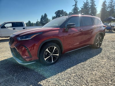 5TDJZRBH8MS****** 2021 Toyota Highlander