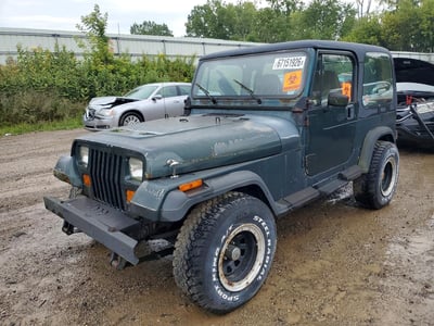 1J4FY29S7PP****** 1993 Jeep Wrangler
