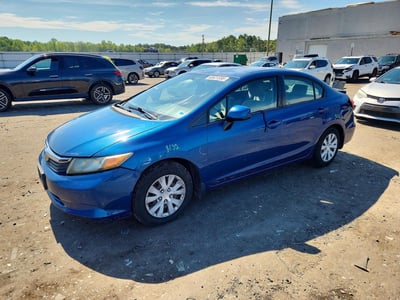 2HGFB2F59CH****** 2012 Honda Civic
