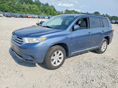 5TDBK3EH0DS****** 2013 Toyota Highlander