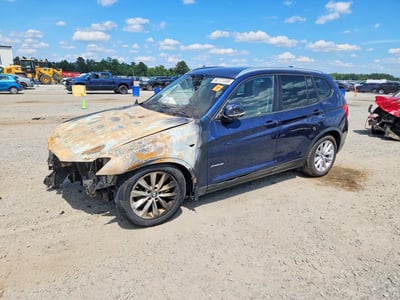 5UXWX9C54H0****** 2017 BMW X3