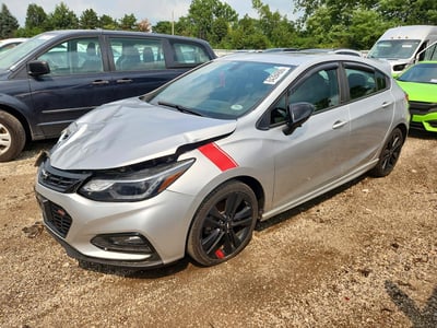 3G1BE6SM9JS****** 2018 Chevrolet Cruze