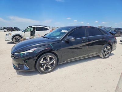 KMHLN4AJ3NU****** 2022 Hyundai Elantra Hybrid