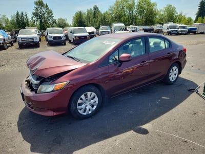2HGFB2F54CH****** 2012 Honda Civic