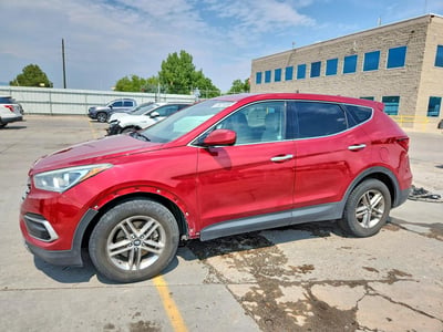 5XYZTDLBXHG****** 2017 Hyundai Santa Fe