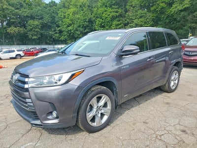 5TDDGRFH8HS****** 2017 Toyota Highlander Hybrid