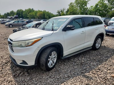 5TDZARFH3GS****** 2016 Toyota Highlander