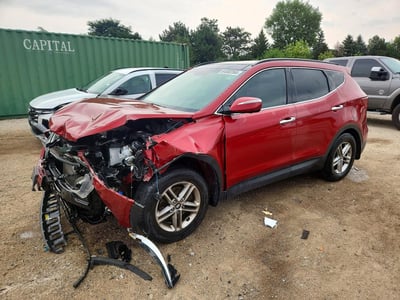 5XYZUDLBXJG****** 2018 Hyundai Santa Fe