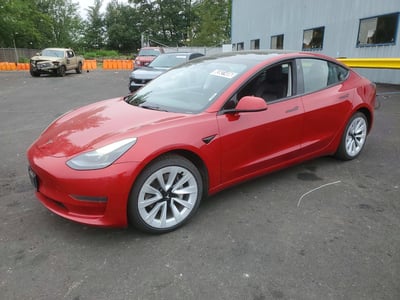 5YJ3E1EA5NF****** 2022 Tesla Model 3