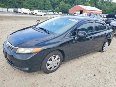 2HGFB2F54CH****** 2012 Honda Civic