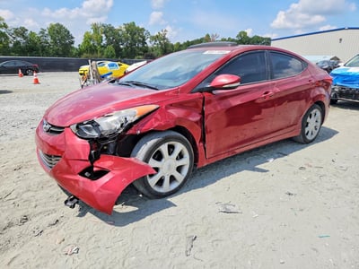 KMHDH4AEXCU****** 2012 Hyundai Elantra