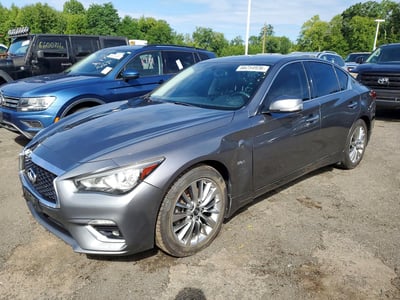 JN1EV7AR5KM****** Salvamento y Destrozados 2019 Infiniti Q50 en Hartford Springfield