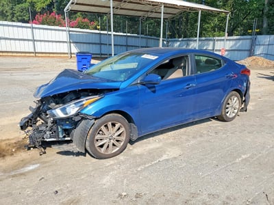 KMHDH4AE1FU****** 2015 Hyundai Elantra