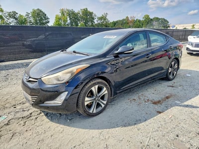KMHDH4AH2EU****** 2014 Hyundai Elantra