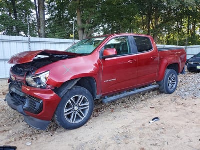 1GCGSBEN3M1****** 2021 Chevrolet Colorado