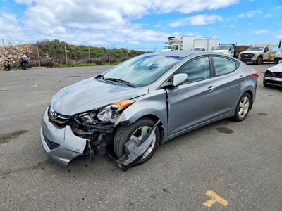 KMHDH4AE3DU****** 2013 Hyundai Elantra