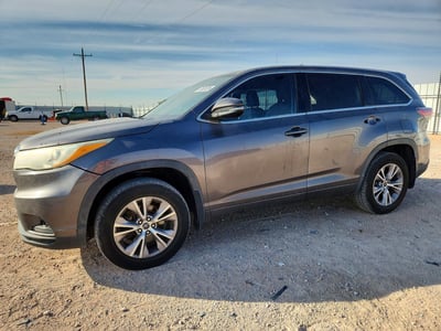 5TDZKRFH0GS****** 2016 Toyota Highlander