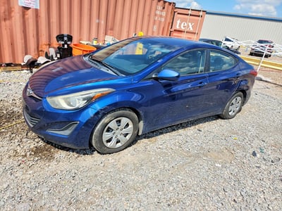 5NPDH4AEXGH****** 2016 Hyundai Elantra