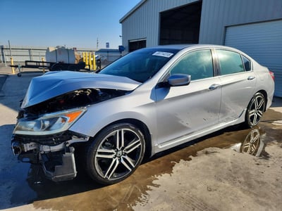 1HGCR2F50HA****** 2017 Honda Accord