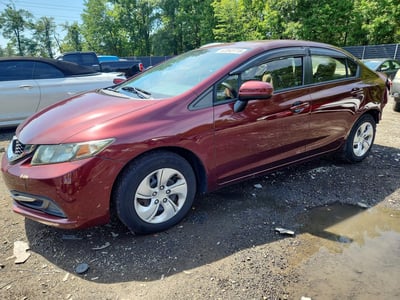 2HGFB2F51EH****** 2014 Honda Civic