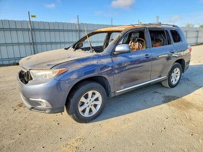 5TDBK3EH6DS****** 2013 Toyota Highlander