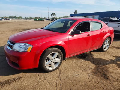 1C3CDZAB4DN****** 2013 Dodge Avenger