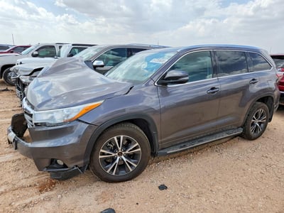 5TDKKRFH5GS****** 2016 Toyota Highlander