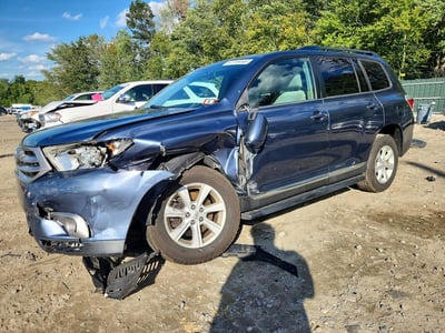 5TDBK3EH0DS****** 2013 Toyota Highlander