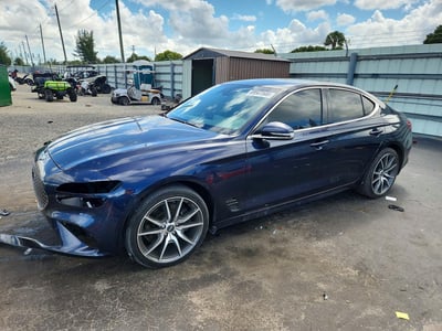 KMTG54TE6PU****** Salvage and Wrecked 2023 Genesis G70 in Miami Central
