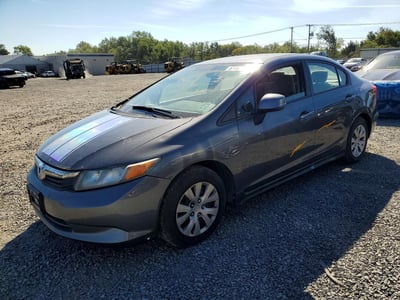2HGFB2F50CH****** 2012 Honda Civic