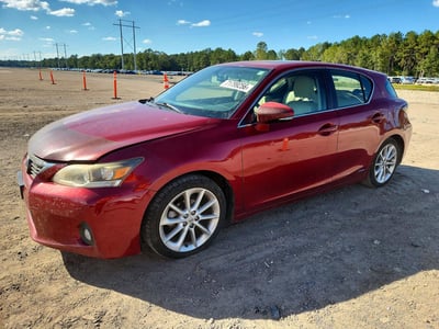 JTHKD5BH8C2****** 2012 Lexus CT 200h