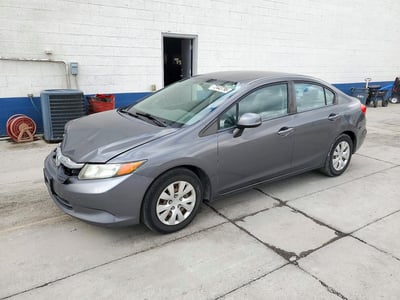 2HGFB2F54CH****** 2012 Honda Civic