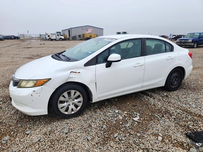 2HGFB2F57CH****** 2012 Honda Civic