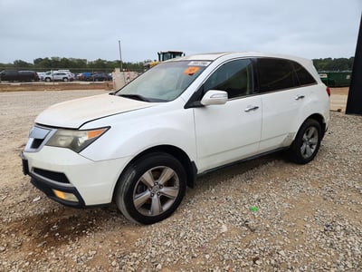 2HNYD2H68AH****** 2010 Acura MDX