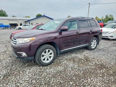 5TDBK3EH1CS****** 2012 Toyota Highlander