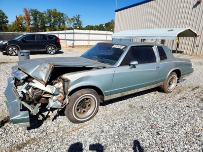2G1AZ37K6B1****** 1981 Chevrolet Monte Carlo