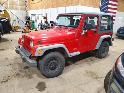 1J4FY29P2WP****** 1998 Jeep Wrangler