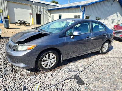 2HGFB2F59CH****** 2012 Honda Civic
