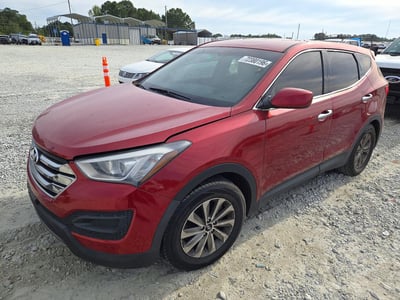 5XYZT3LBXFG****** 2015 Hyundai Santa Fe