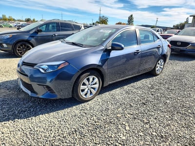 5YFBURHE8GP****** 2016 Toyota Corolla