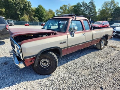 3B7KE23C3NM****** 1992 Dodge D250 Pickup