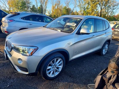 5UXWX9C30H0****** 2017 BMW X3