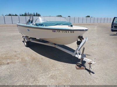 16AC4*** 1964 Glasspar 17ft Boat & Trailer