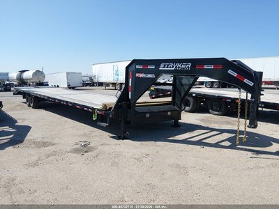 3F7BGP406SA****** 2025 Trailer Ascend Industries Gooseneck 40ft Flatbed Trailer