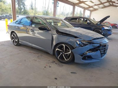 1HGCV1F34MA****** Salvage and Wrecked 2021 Honda Accord in Seattle