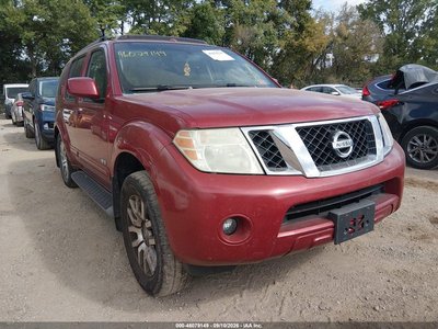 5N1BR18B18C****** 2008 Nissan Pathfinder