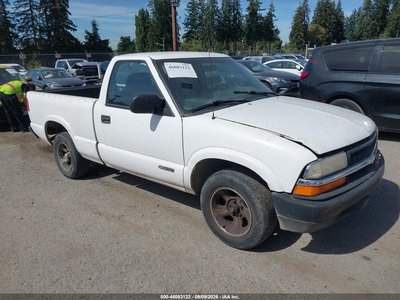 1GCCS145418****** 2001 Chevrolet S-10