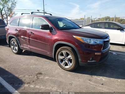 5TDDCRFH2GS****** 2016 Toyota Highlander Hybrid