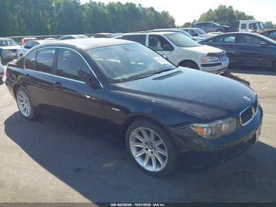 WBAGL63452D****** 2002 BMW 745i